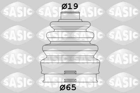 Sasic Mansjett drivaksel SASIC 1906007