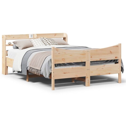  Sengeramme med hodegavl 160x200 cm heltre furu 3307038