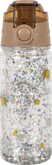 Konges Sløjd Drikkeflaske - Glitter - 350 ml - Lemon