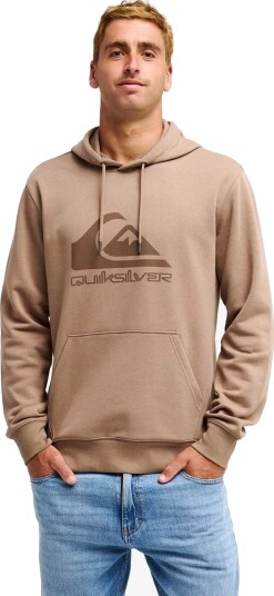 Quiksilver Comp Logo Hoodie Brown L
