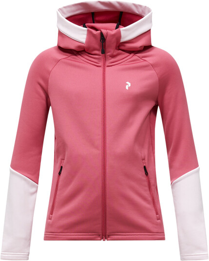 Peak Performance Junior"s Rider Essentials Zip Jacket Mountain Blush/Frosted Blossom 140
