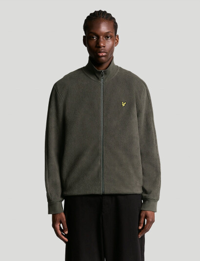 Lyle & Scott Polar Fleece Track Jacket - Brown - XL Lyle & Scott Polar Fleece Track Jacket - Brown - XL