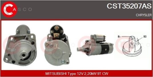 Starter CASCO CST35207AS