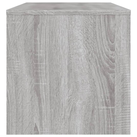 TV-benk grå sonoma 120x34x37 cm sponplate 8720845921675