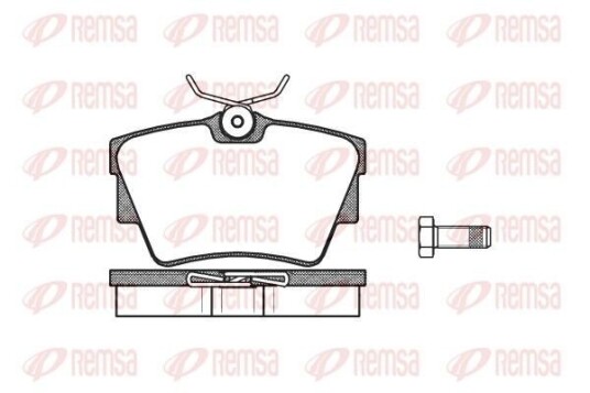 Bremseklosser REMSA 0591.30 Bremseklosser REMSA 0591.30
