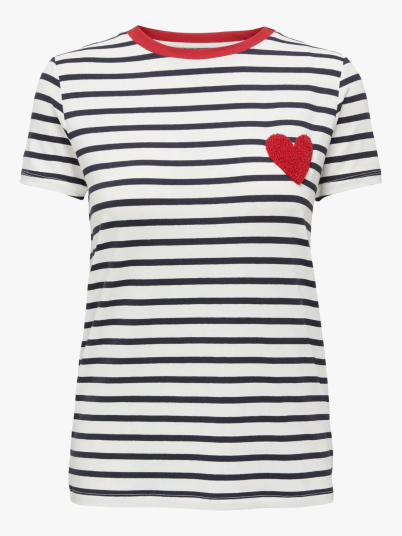 Only Heart Short Sleeve Tee Flerfarget XL