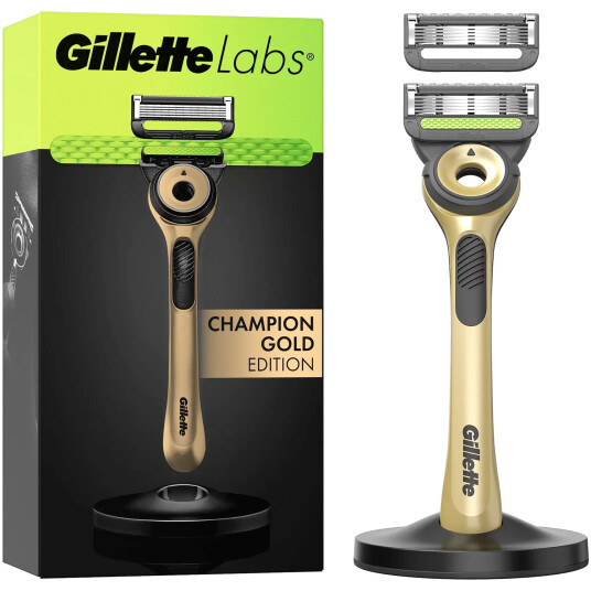GilletteLabs GOLD Edition Razor 2 barberblader