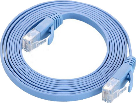 MicroConnect Console Rollover Cable - Nettverkskabel - RJ-45 (hann) til RJ-45 (hann) - 3 m - UTP - CAT 6 - med støvel, formstøpt, rund, uten hindringer - blå