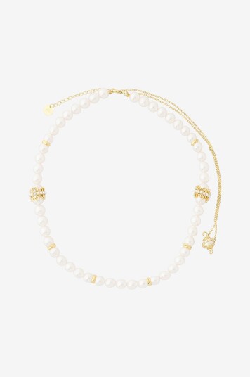 IOAKU   Halskjede Baroque Lace Necklace Gold   Gull
