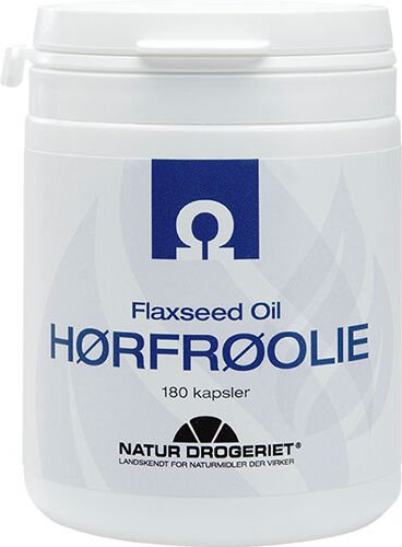 Natur Drogeriet Natur-Drogeriet Flax Omega 3, 500mg Linfrøolje - 180 Kapslar Natur Drogeriet Natur-Drogeriet Flax Omega 3, 500mg Linfrøolje - 180 Kapslar