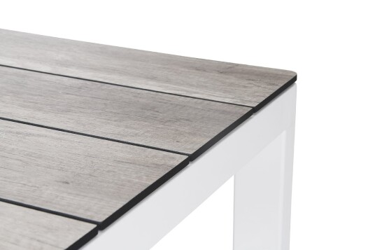 Brafab Rodez bordplate Grå trelook 130 x 65 cm Grå