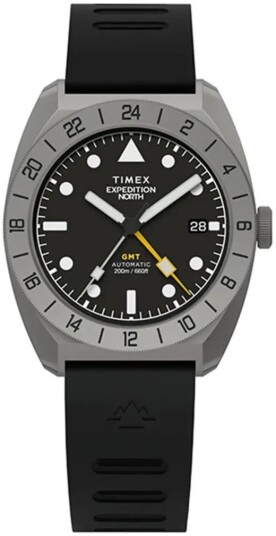 Timex Herreklokke TW2W53000 Expedition Sort/Gummi Ø41 mm