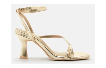 BUBBLEROOM Evita Strappy Sandal Gold 39