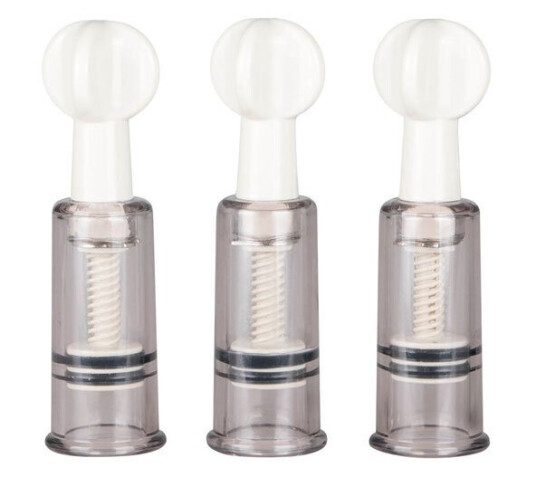 EasyToys: Nipple & Clit Suckers, Tripple Sucker Set EasyToys: Nipple & Clit Suckers, Tripple Sucker Set