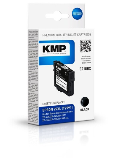 Kmp E218bx Sort Pigmentbasert Blekk 11,3 Ml 470 Sider Kmp E218bx Sort Pigmentbasert Blekk 11,3 Ml 470 Sider