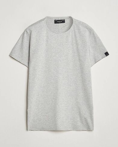 Replay Crew Neck T-Shirt Light Grey Melange