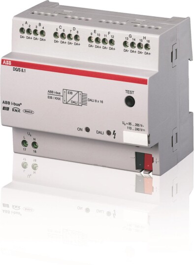ABB 2CDG110025R0011 Dali gateway 8 kanaler Elfordeling & strømforsyning