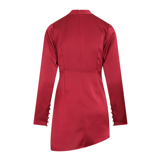 Isabel Dress Burgundy L Satin party dress Isabel Dress Burgundy L Satin party dress