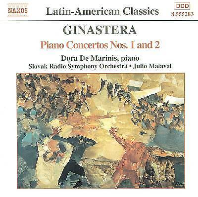 MediaTronixs Alberto Ginastera : Piano Concertos Nos. 1 and 2 CD (2001) Pre-Owned