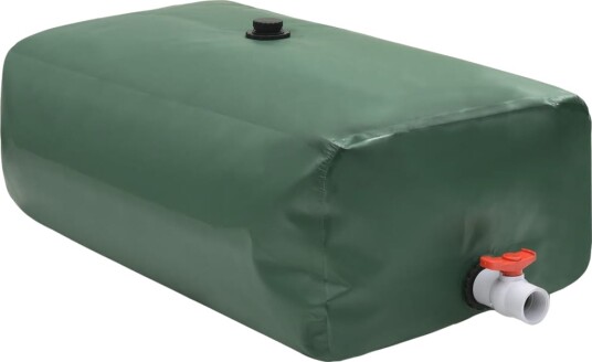 Vanntank med kran sammenleggbar 100 L PVC