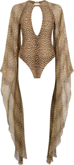 Roberto Cavalli Dame Svømmetøy Brun M,