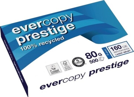 Kopipapir Multifunktion, Evercopy Prestige, 80 G/M2, A3, Pakke A 5 X 500 Ark