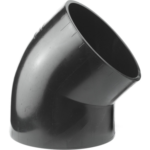 Geberit PEH Bend 90mm 45° Avløpsbøy i Plast