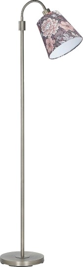 PR Home Gulvlampe Amy Flex 1 krom Brun Gulvlamper