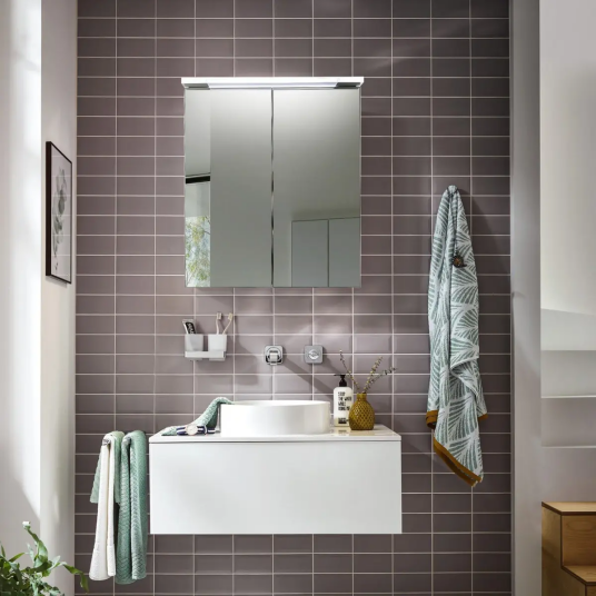 Bathlife Glänsa Speilskap 60x70x23 cm Hvit Bathlife Glänsa Speilskap 60x70x23 cm Hvit