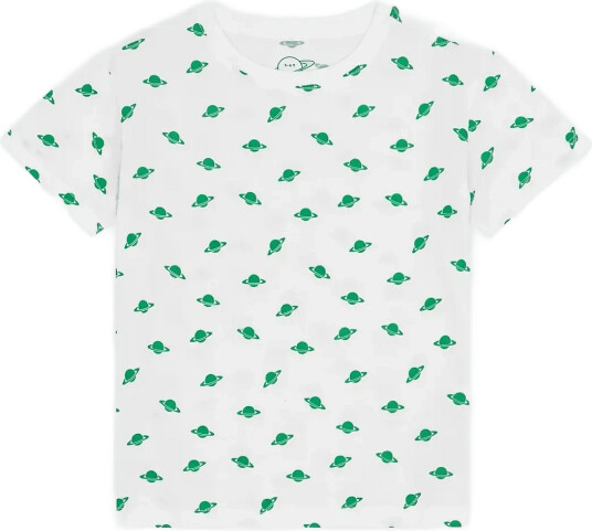 Planet Nusa Pluto1 Tee White 122 128