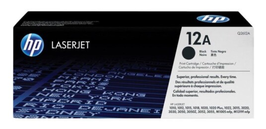 HP Toner 12A Svart