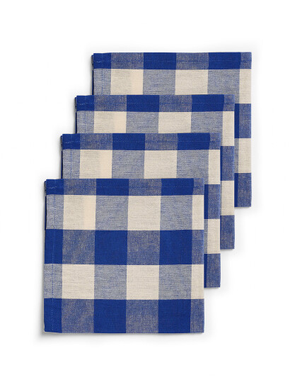 Midnatt Napkins 4-Pack La Mer - Blue - 40X40CM