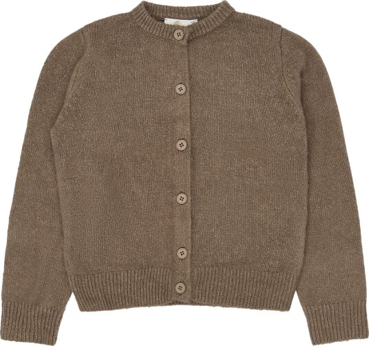 The New Tnverity Knit Cardigan Brown 98/104