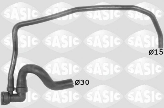 SASIC 3406305 Radiatorslange SASIC 3406305 Radiatorslange