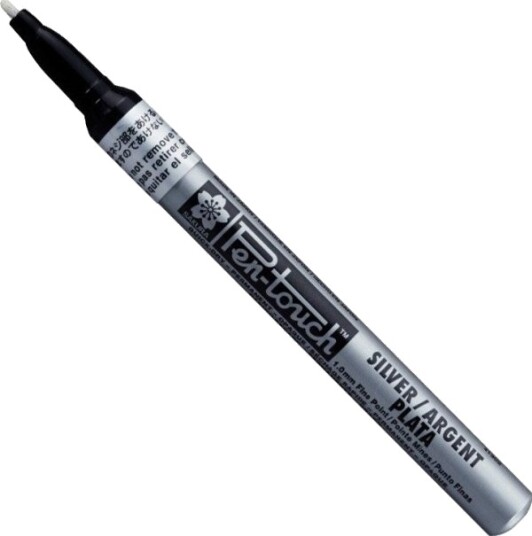 Bruynzeel Sakura Pen-Touch Fin Marker 1,0 Mm Sølv Bruynzeel Sakura Pen-Touch Fin Marker 1,0 Mm Sølv