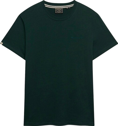 Superdry T skjorte Essential Company Logo Tee Grønn