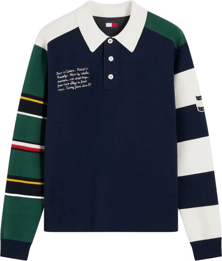 Tommy Jeans Tjm Reg Tommy Knitted Rugby Ext Navy XXL