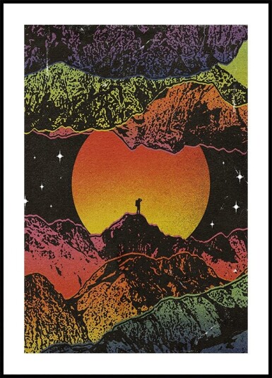 Space Hiker Plakat / 100x150cm Space Hiker Plakat / 100x150cm