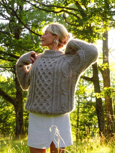 House Of Yarn Øk 08-06A Ådne Genser Unisex (Ulla)