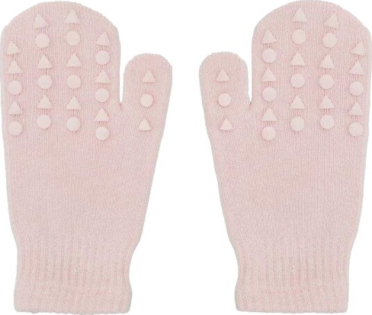 Antiskli votter i bomull Soft Pink