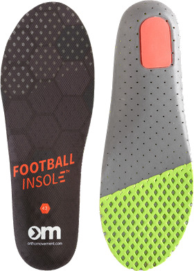 Ortho movement Football Insole innleggssåle til fotballsko Svart 36 Ortho movement Football Insole innleggssåle til fotballsko Svart 36