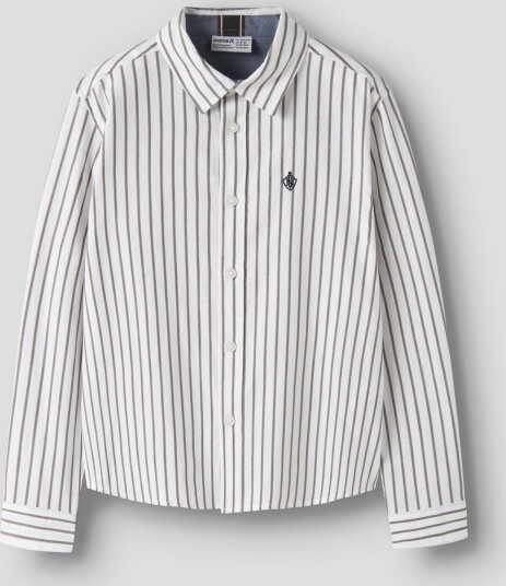 Name It Ralum LS Stripe Shirt Hvit 146/152