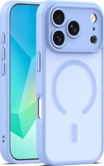 TFO Mag Matt Deksel for iPhone 17 Pro Lyseblå