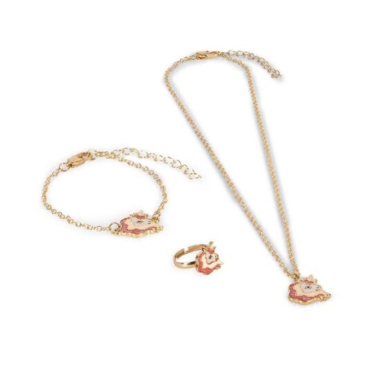 Konges Sløjd Gold Unicorn Jewelry Sett