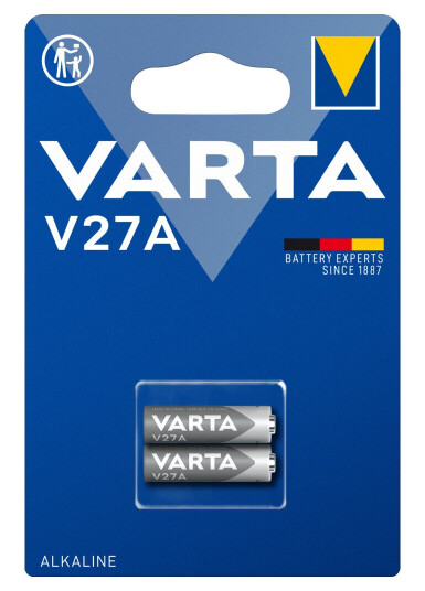 Varta V27A Alkalisk Spesialbatteri 12V 2-pakning