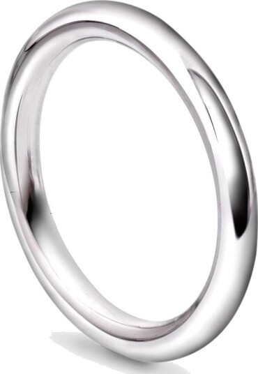 Moments By Pan Jewelry Giftering i 375 hvitt gull | 2,5 mm bredde