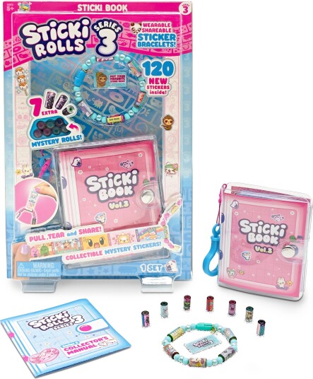 Sticki Rolls Sticki Rolls Sticki Book S3 MULTI COLOUR One Size