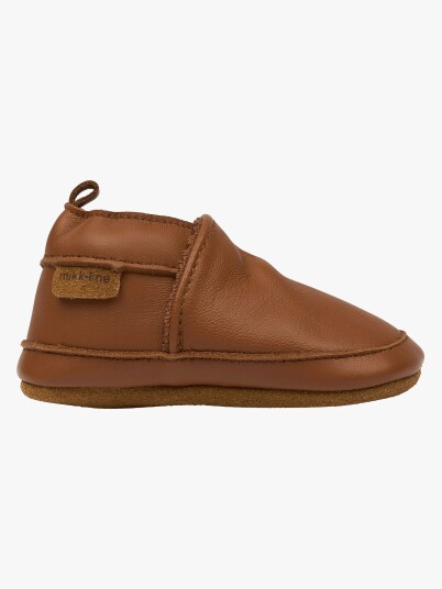 Mikk Line Innesko Lær Cognac 24 36 md.