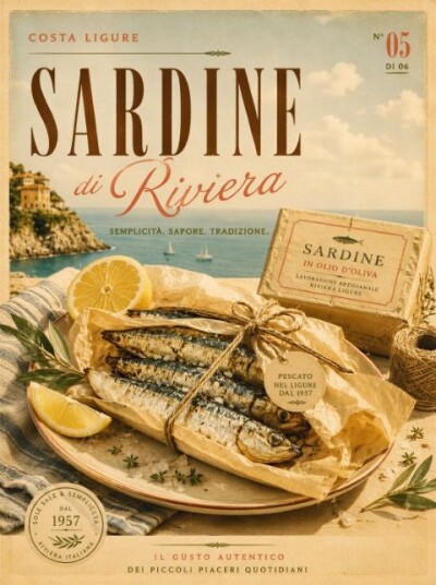Plakat Sardine di Riviera