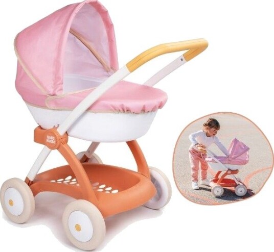 Smoby Baby Nurse Chuli Pop Dukkevogn Lekevogn For Barn